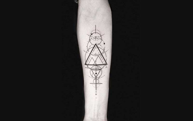 تاتو سبک هندسی تتو سبک هندسی Geometric tattoos